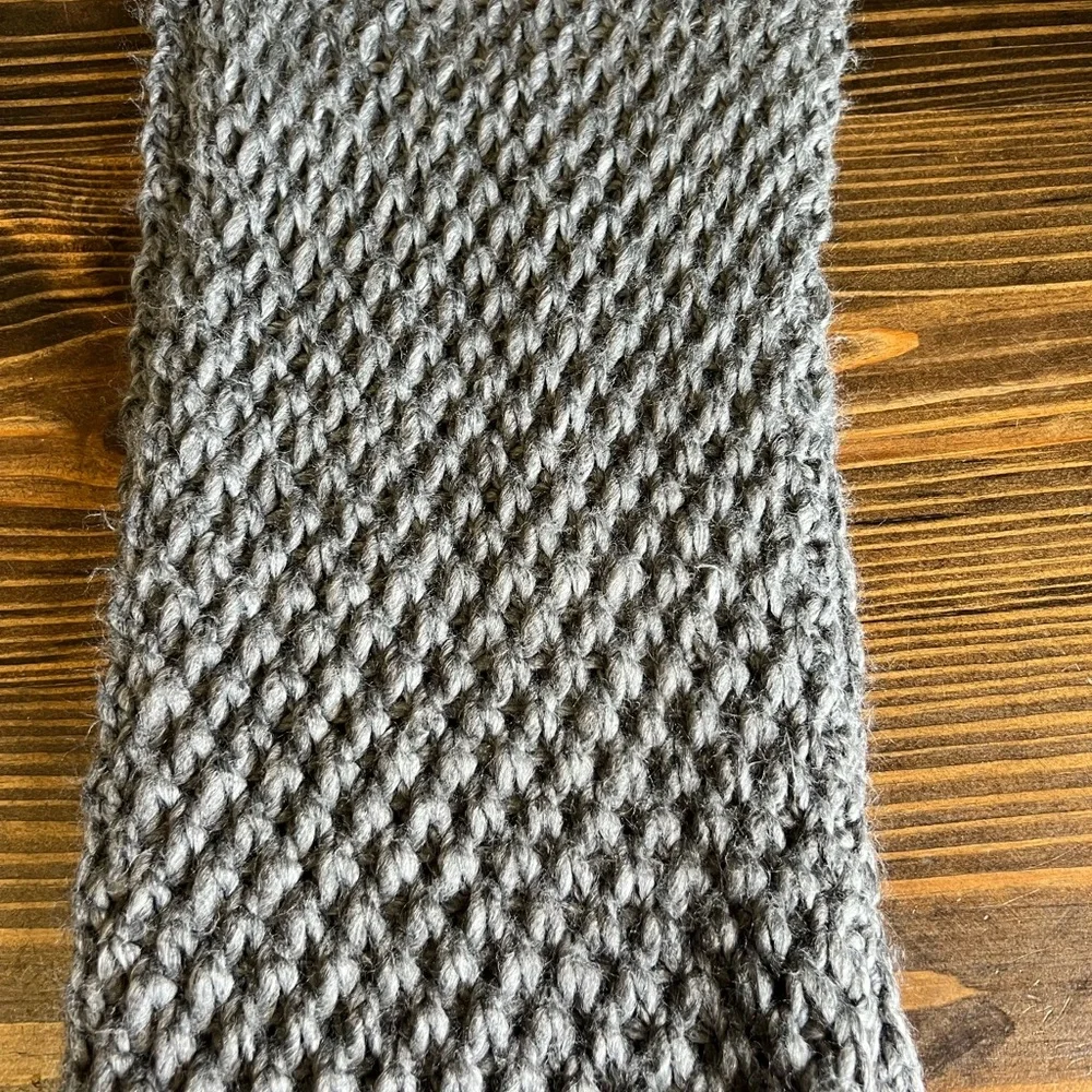 Old Navy Charcoal Knit Scarf
